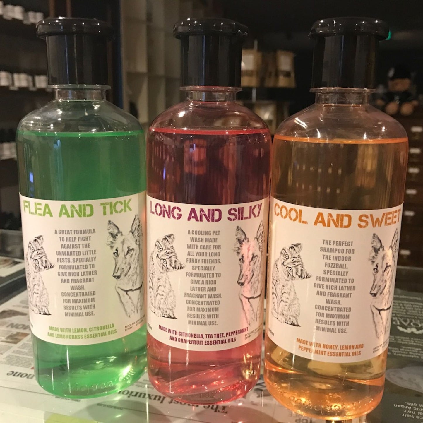 PREMIUM ESSENTIAL OIL PET SHAMPOO