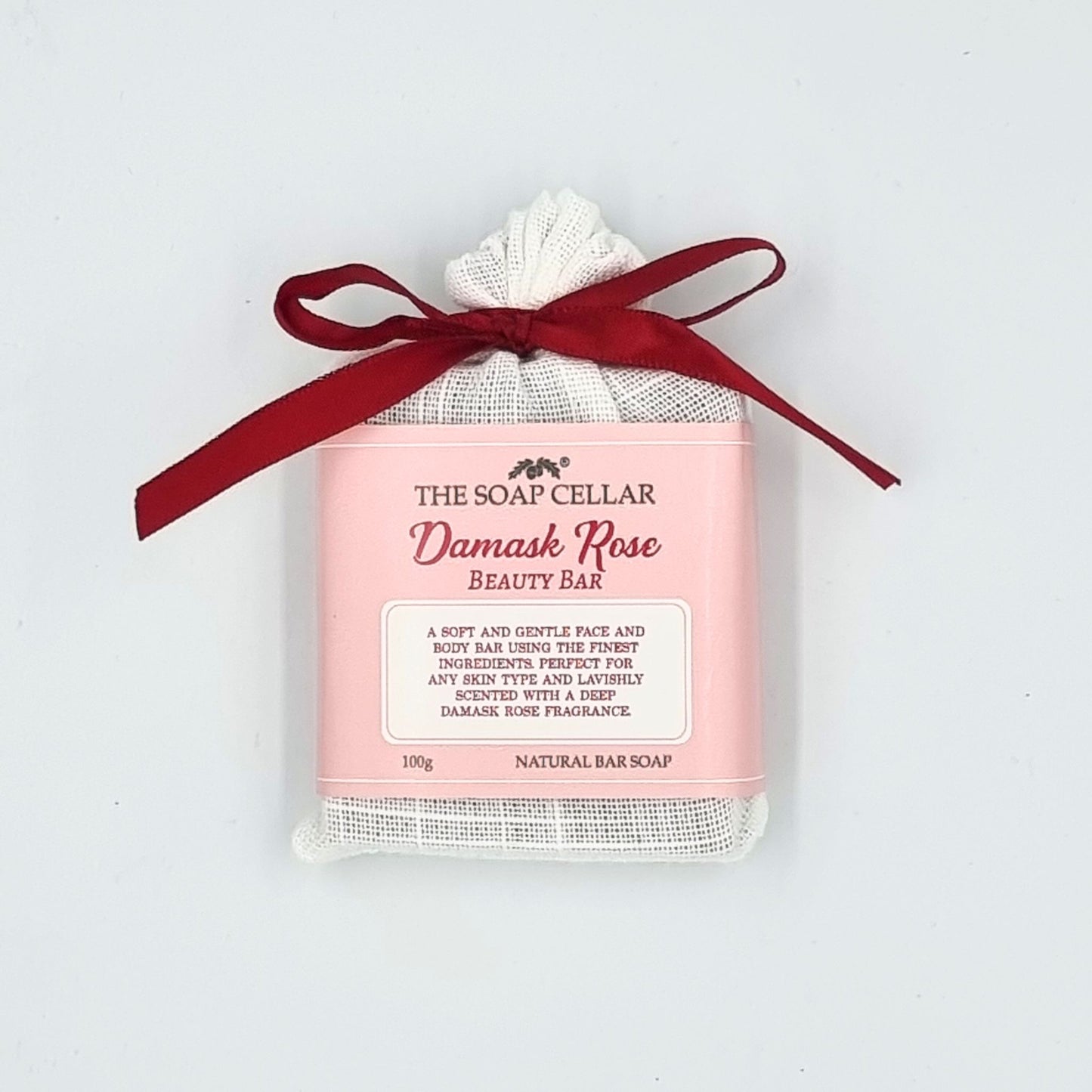 DAMASK ROSE HANDMADE BEAUTY NATURAL SOAP BAR