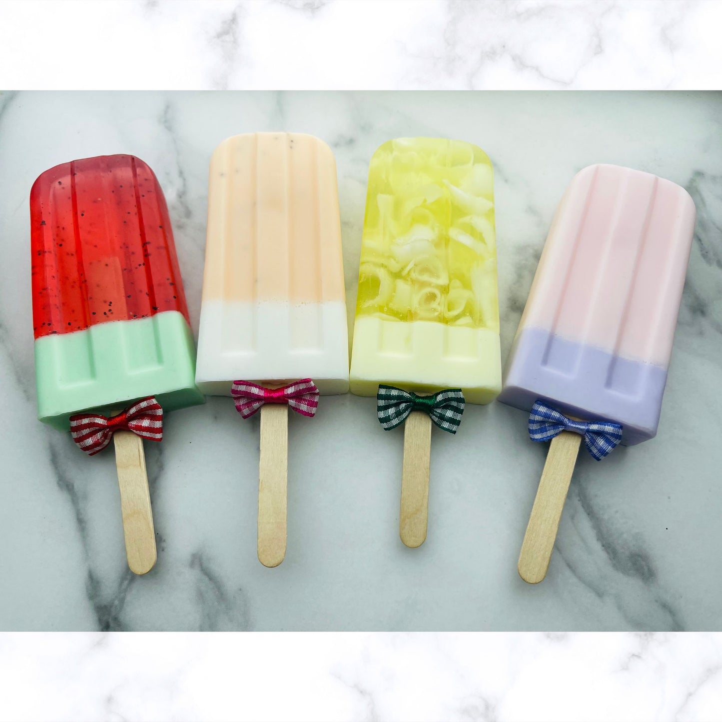 ICE CREAM POPSICLE HANDMADE GLYCERINE SOAP BAR
