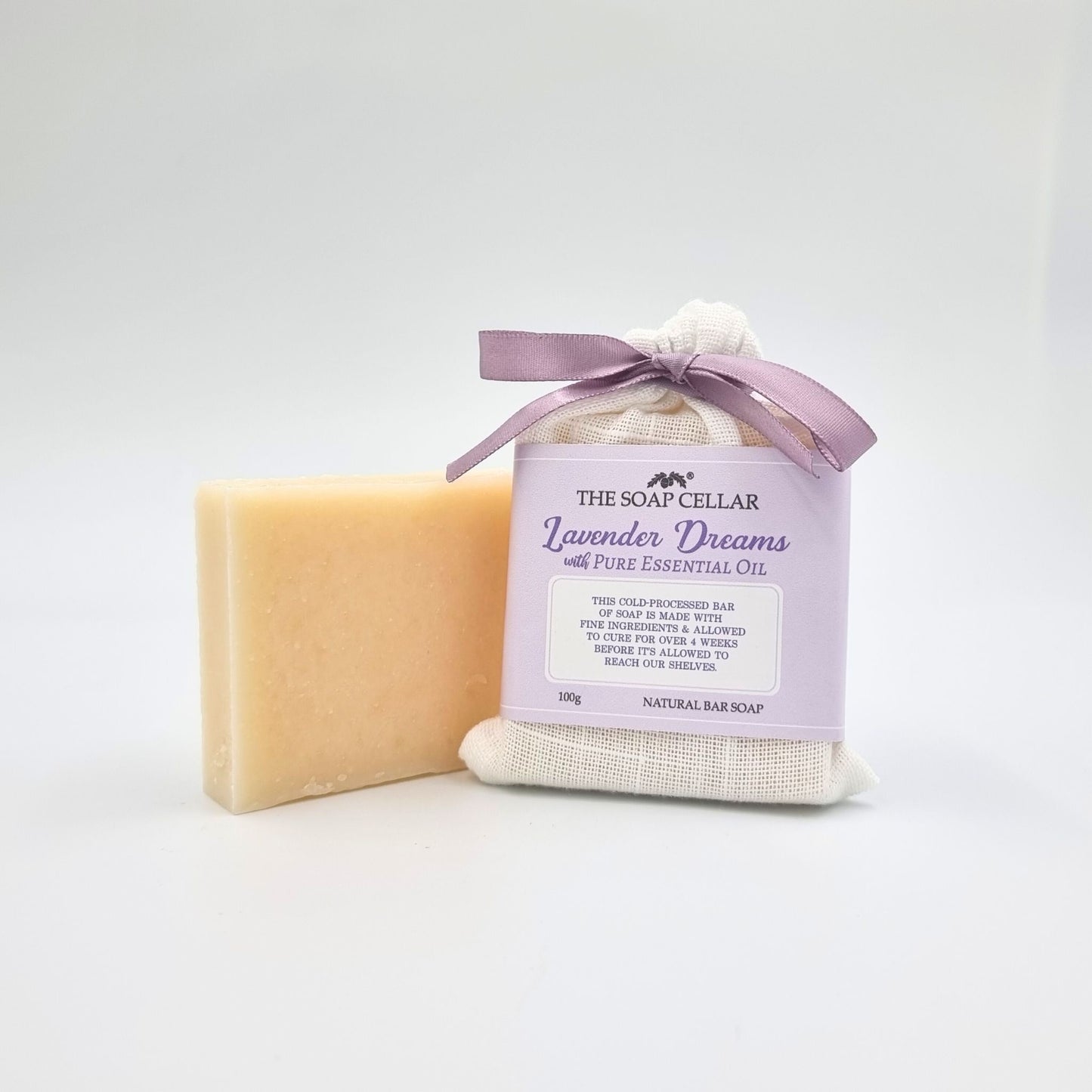 LAVENDER DREAMS HANDMADE ESSENTIAL OIL SOAP BAR