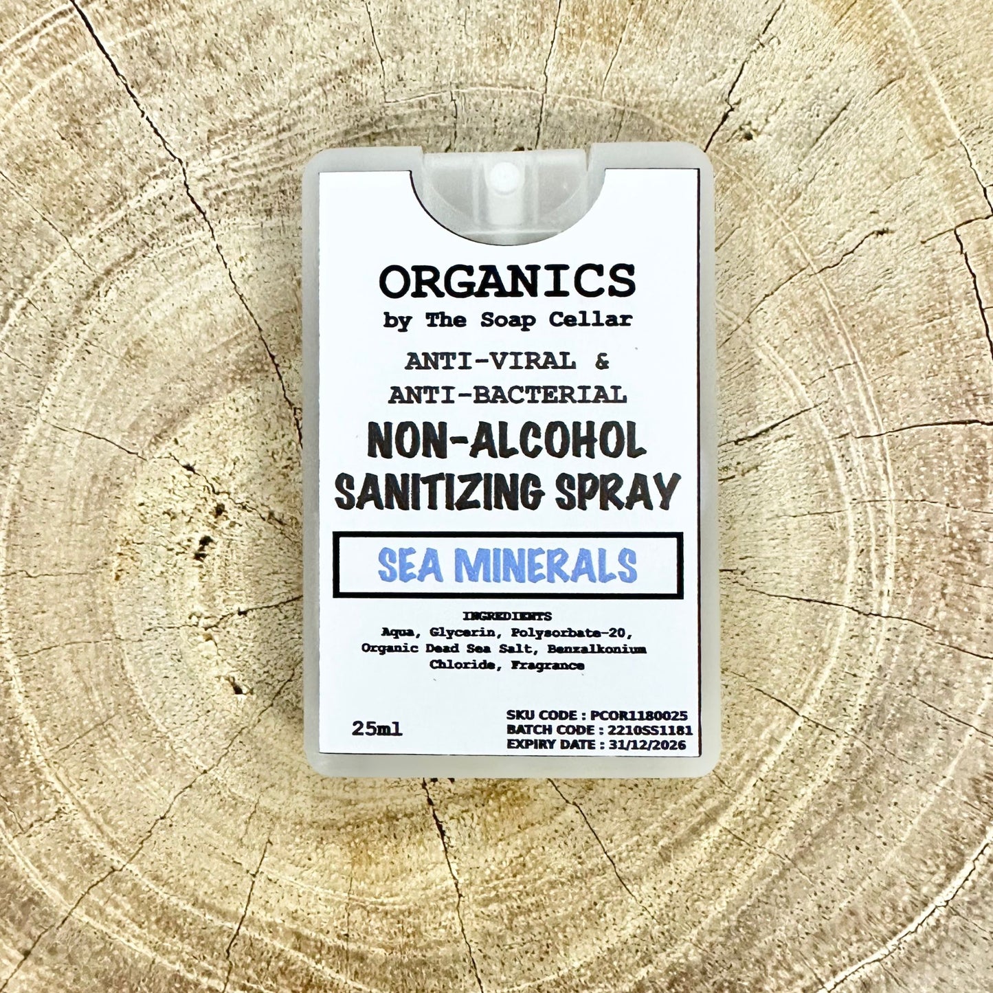 ORGANIC ANTI-VIRAL & ANTI-BACTERIAL SANITIZING POCKET SPRAY