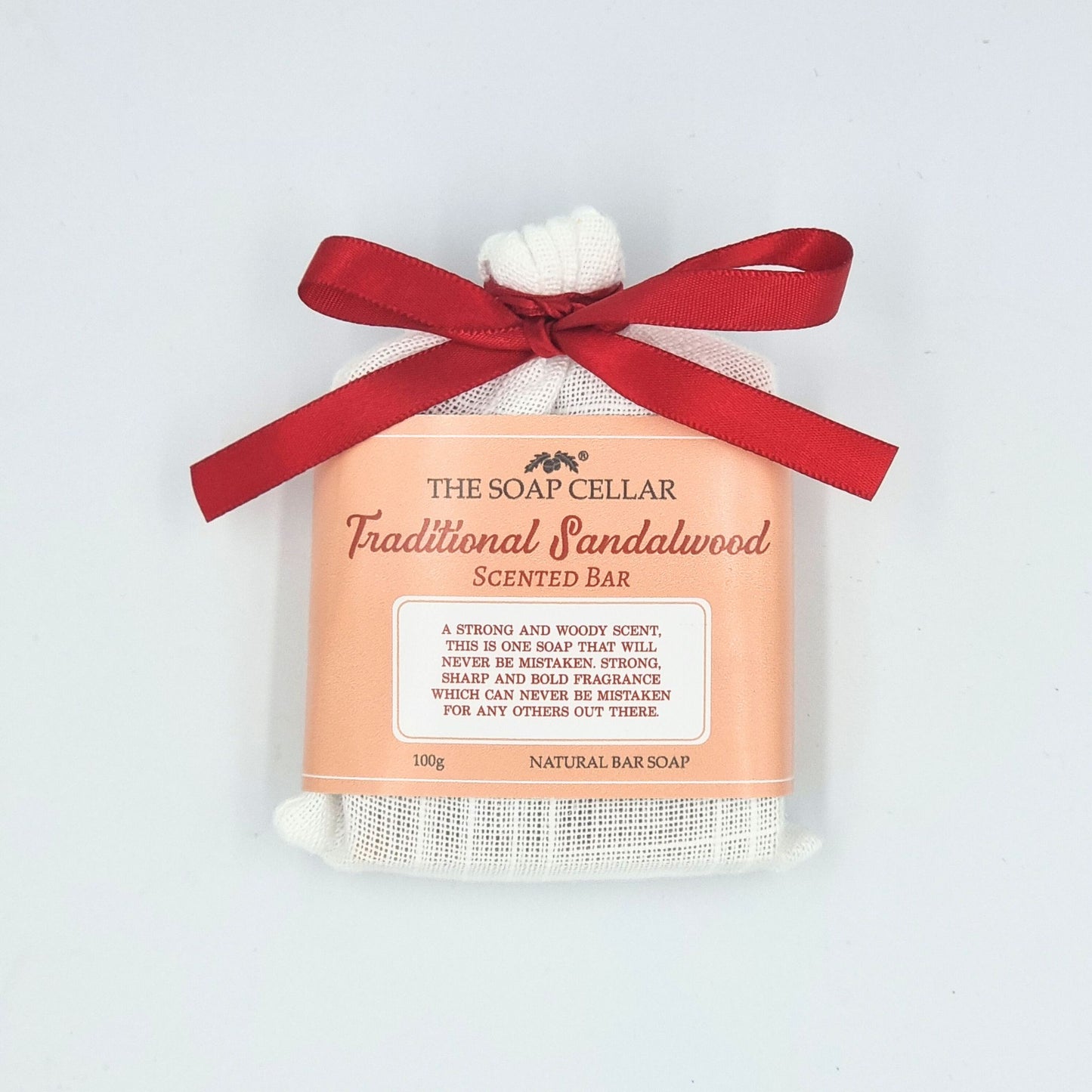 TRADITIONAL SANDALWOOD HANDMADE SCENTED NATURAL SOAP BAR