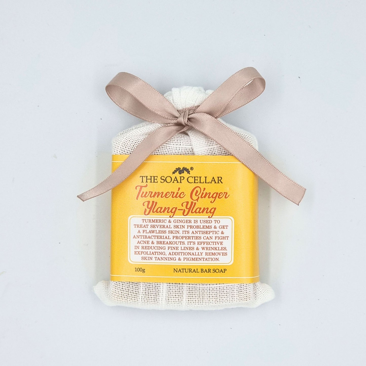 TURMERIC, GINGER & YLANG-YLANG HANDMADE NATURAL SOAP BAR