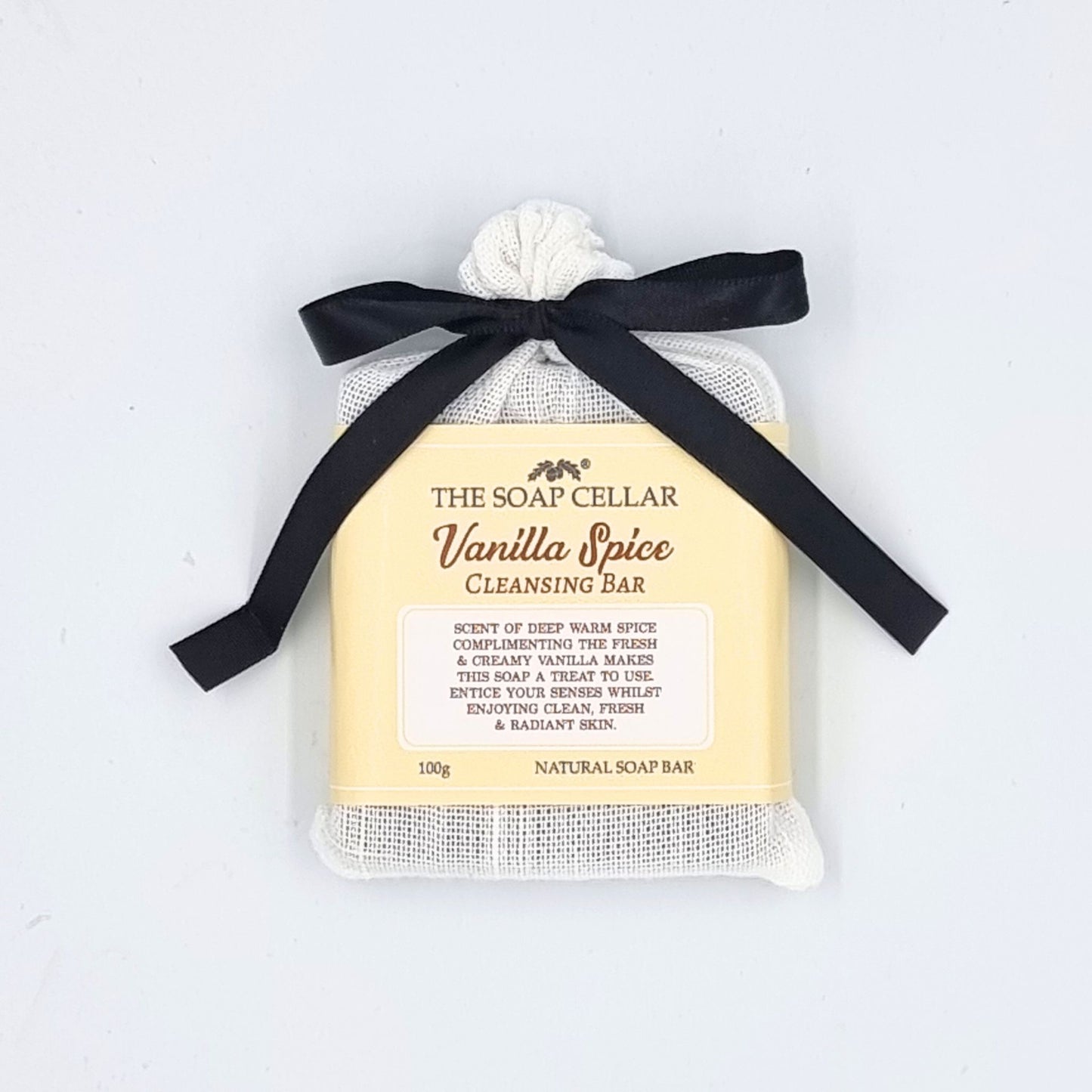 VANILLA SPICE HANDMADE CLEANSING NATURAL SOAP BAR