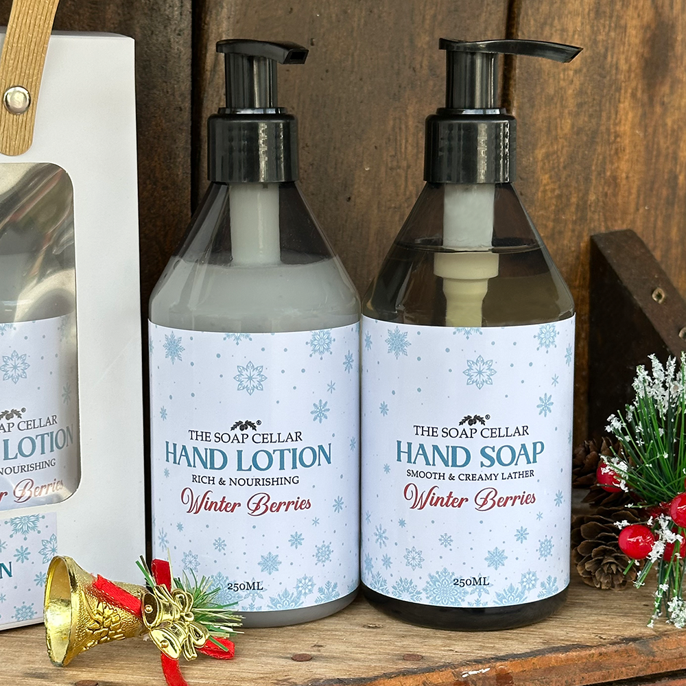 Winter Berries Hand Soap and Lotion Set