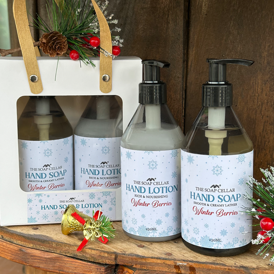 Winter Berries Hand Soap and Lotion Set